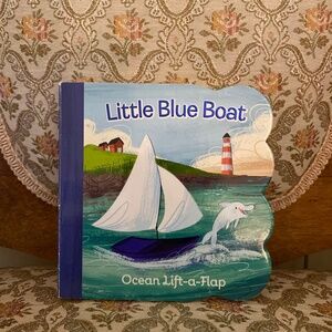 Little Blue Boat Ocean Lift-a-Flap   💰Bundle this book and save: 3 for 10$💰
